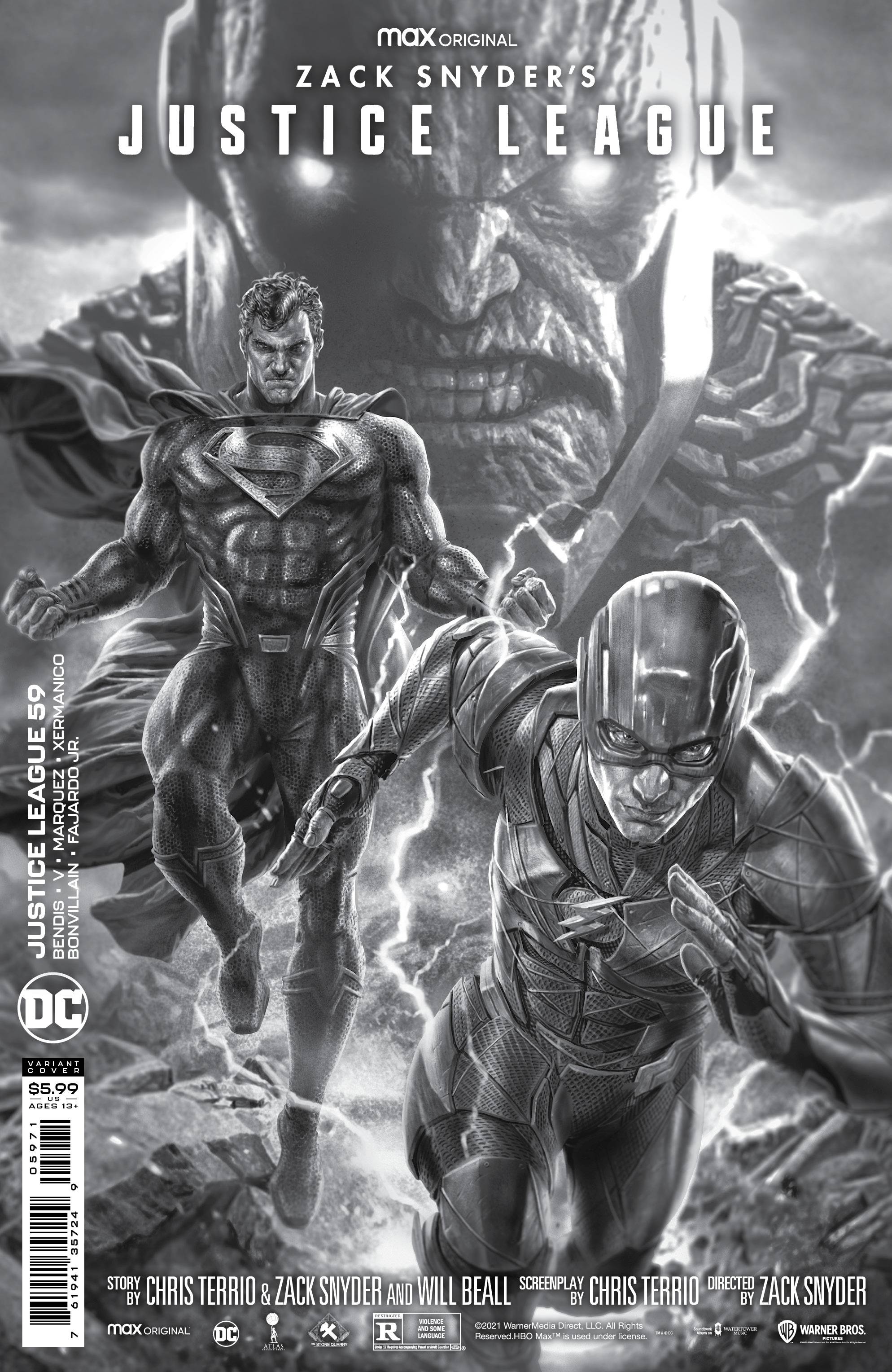 JUSTICE LEAGUE #59 50 COPY BERMEJO SNYDER CUT CRDSTK VAR(03/17/2021)