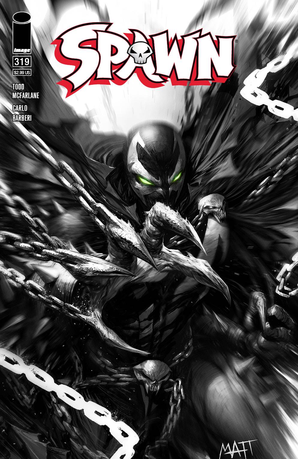 Spawn #319 C Francesco Mattina Variant (06/30/2021) Image