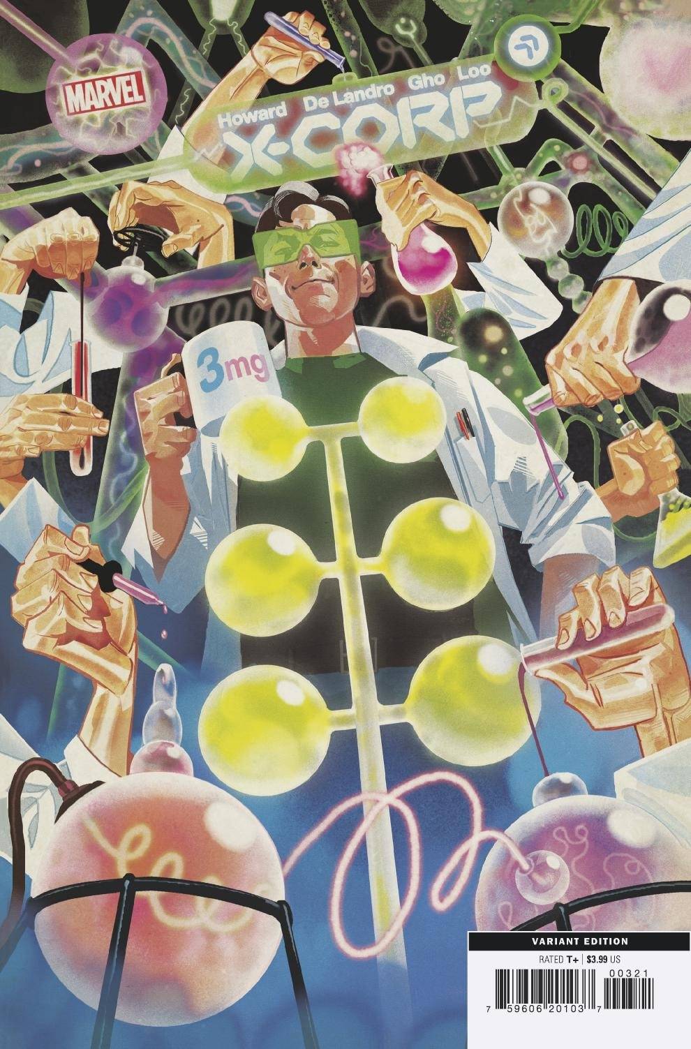 X-Corp #3 B Mike Del Mundo Variant (07/14/2021) Marvel