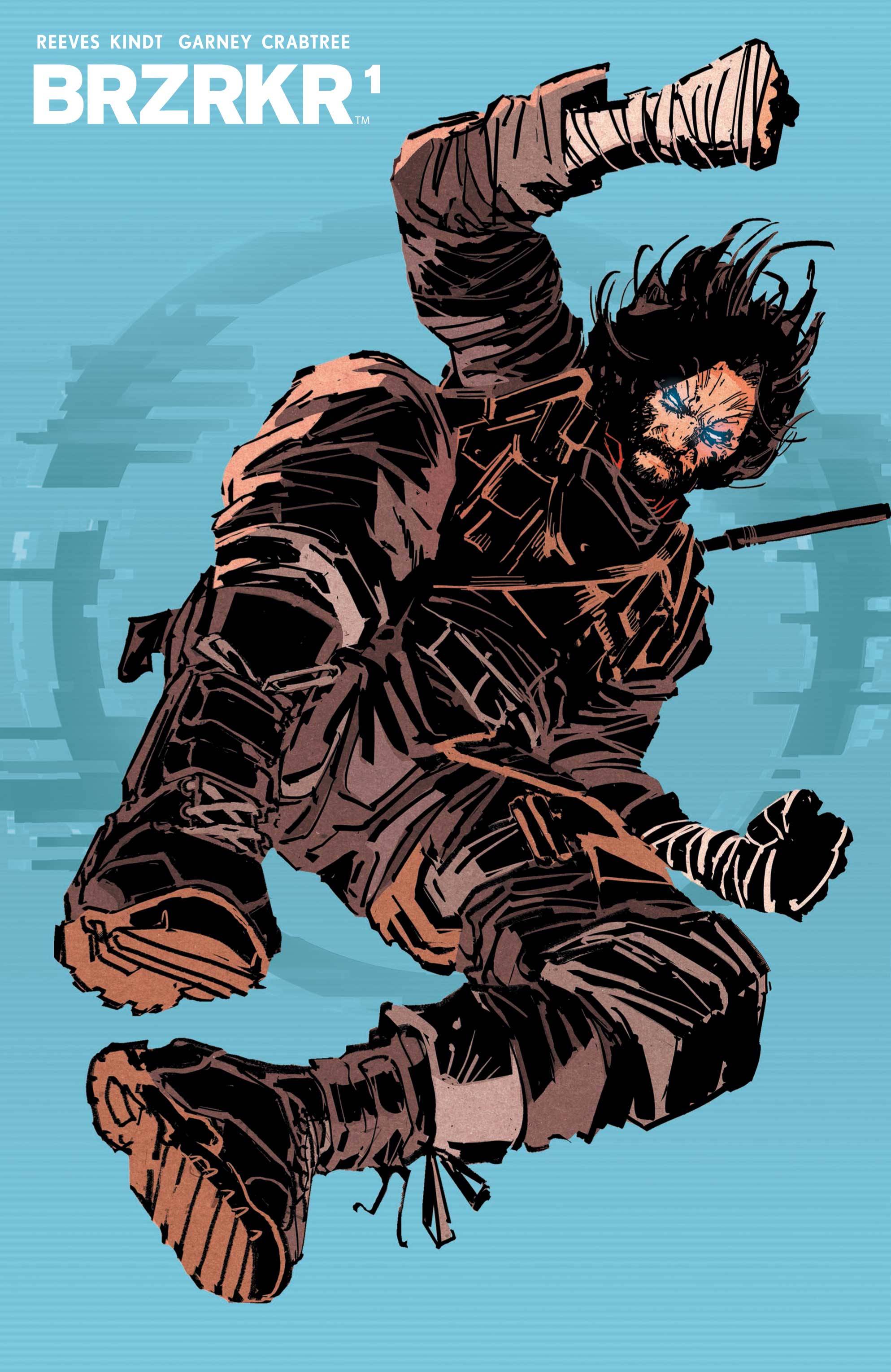 Brzrkr (Berzerker) #1 5th Print Ron Garney Variant Keanu Reeves (Mr) (07/14/2021) Boom