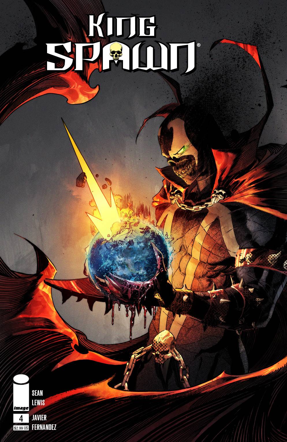 King Spawn #4 B Javier Fernandez Variant (11/17/2021) Image