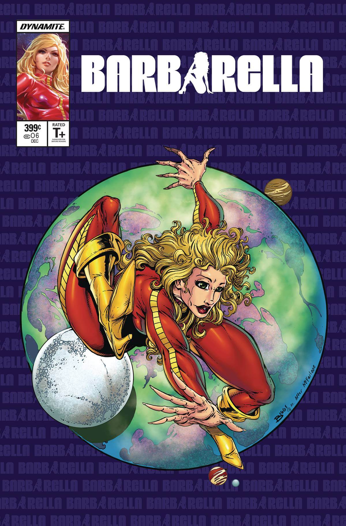 Barbarella #6 M Jamie Biggs Todd McFarlane Amazing Spider-Man Homage Variant GGA (12/22/2021) Dynamite