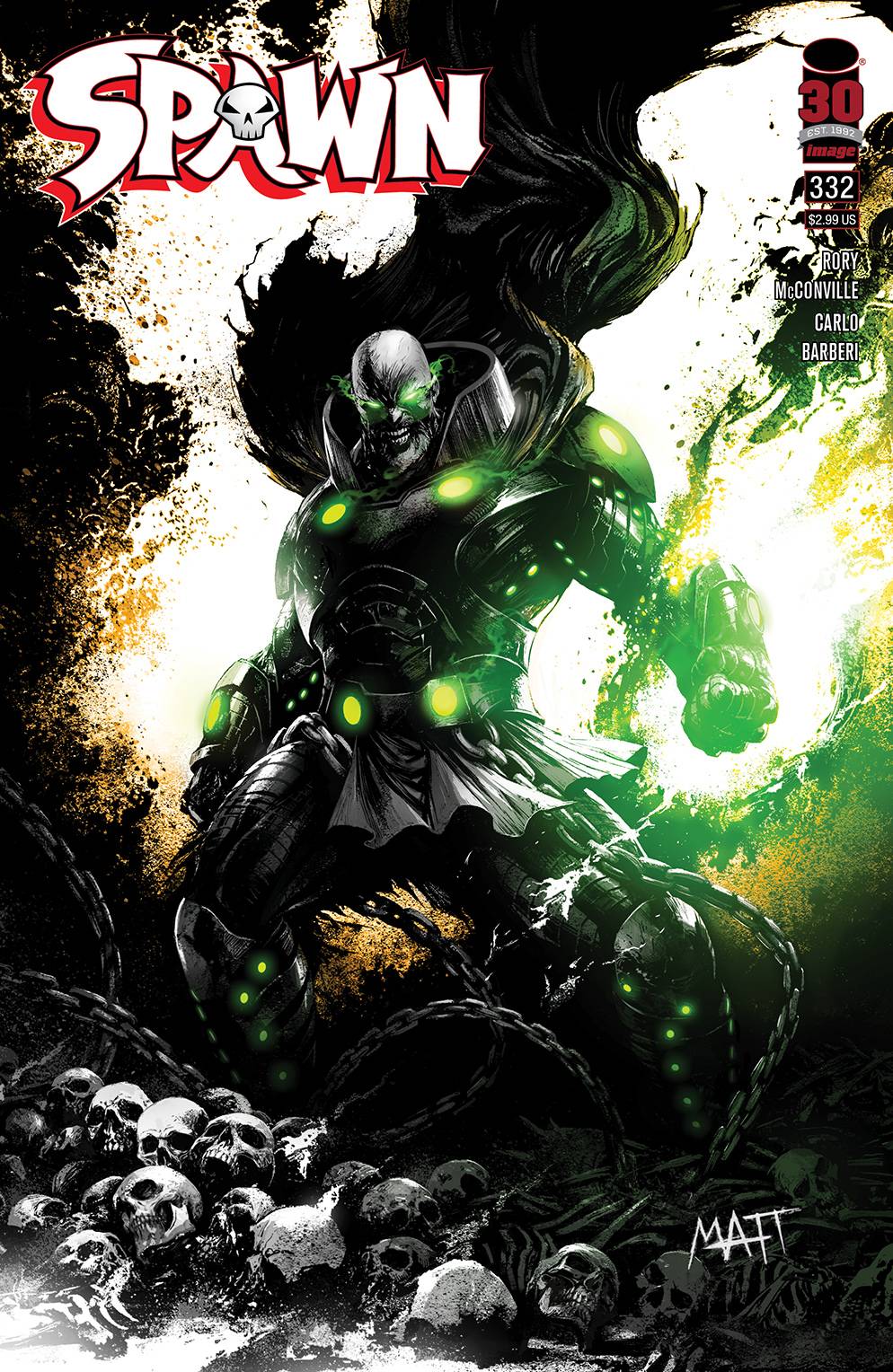 Spawn #332 B Francesco Mattina Variant (08/03/2022) Image