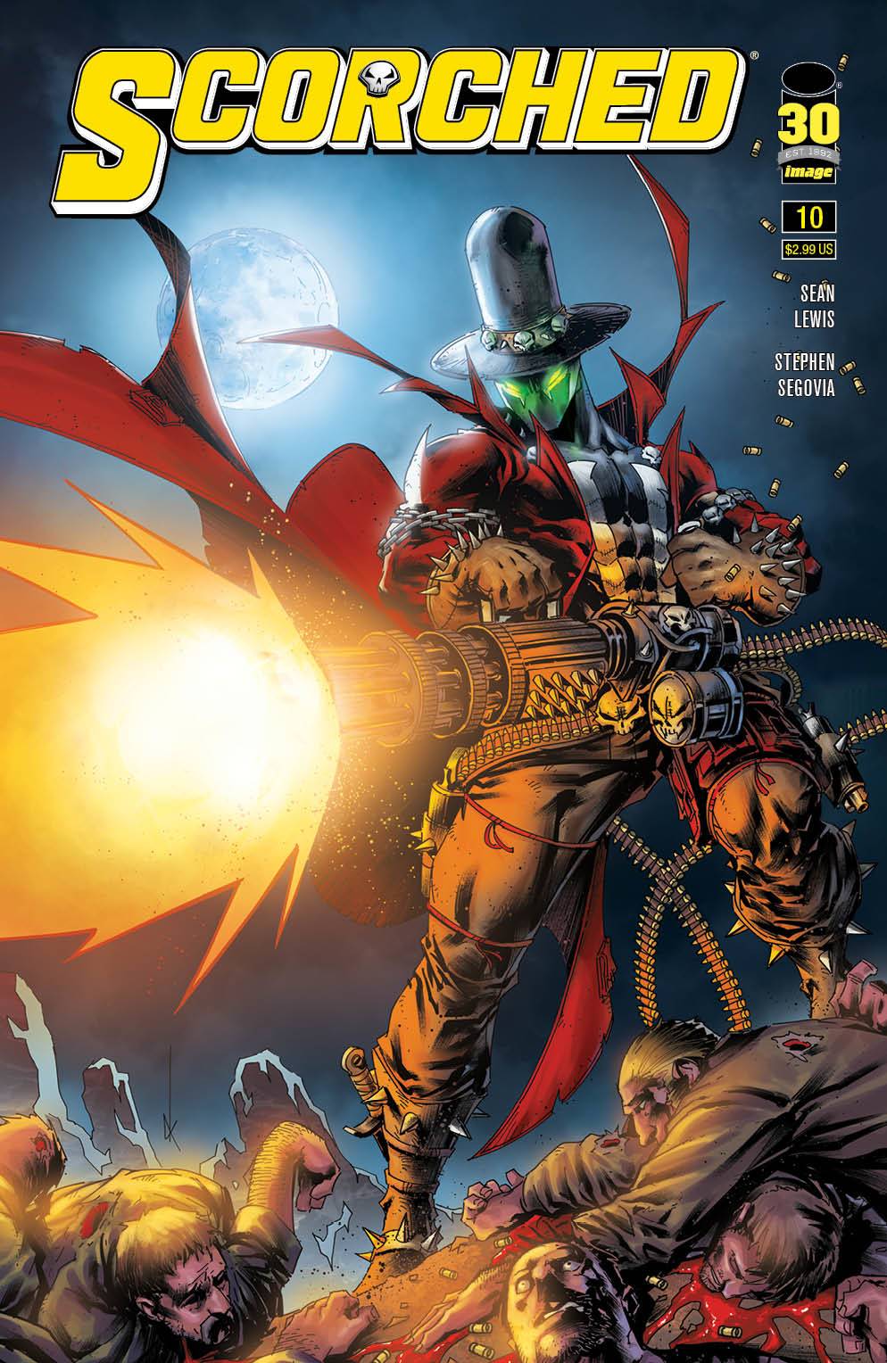 Spawn Scorched #10 B Kevin Keane Variant (09/28/2022) Image