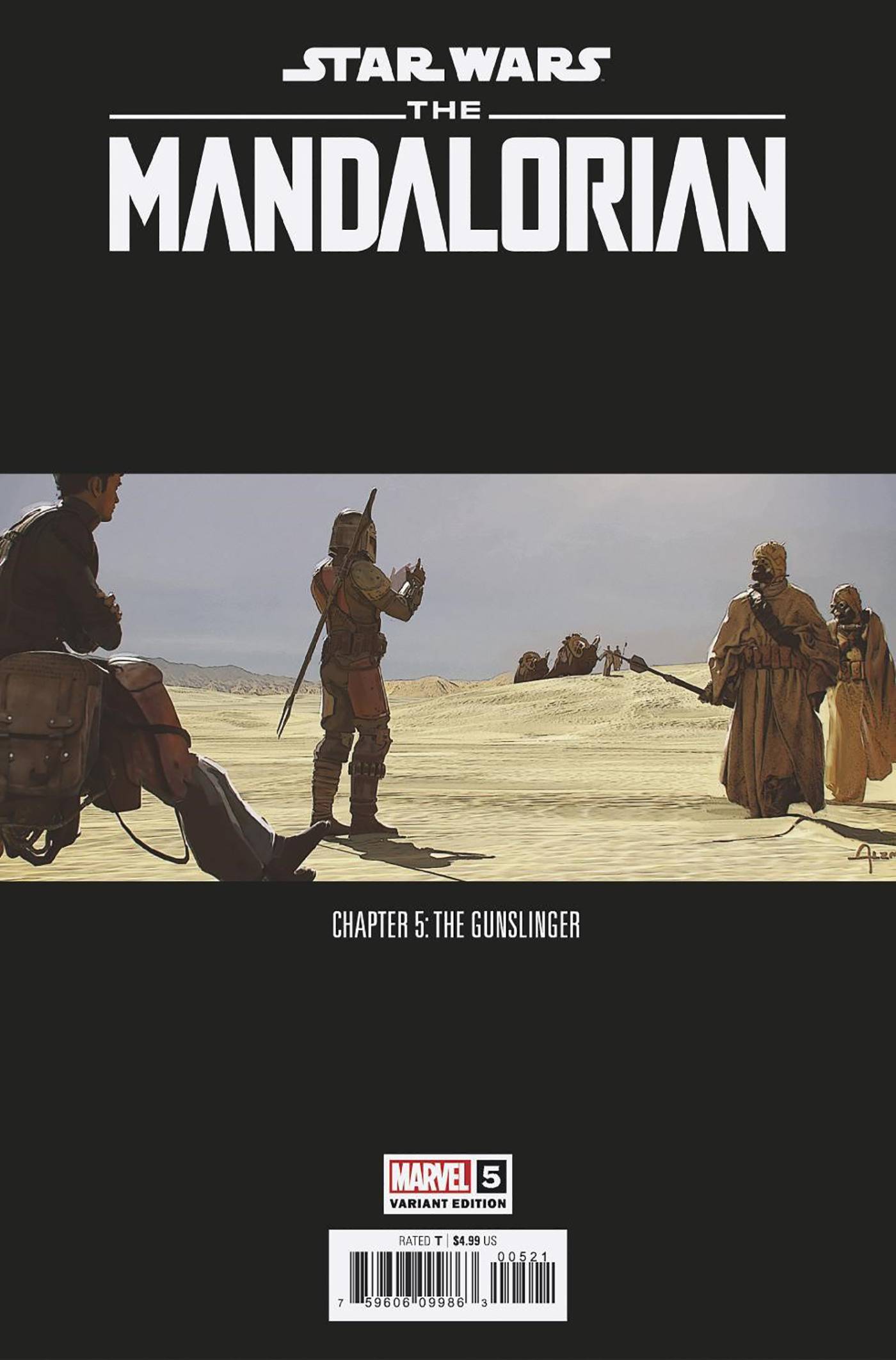 Star Wars The Mandalorian #5 B Concept Art Variant (11/02/2022) Marvel