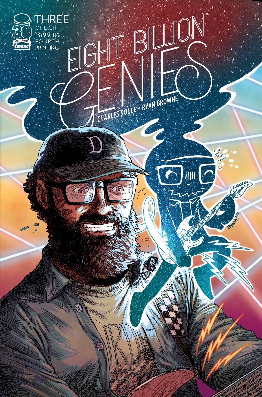Eight Billion Genies #3 (Of 8) 4th Print Ryan Browne Variant (Mr) (10/26/2022) Image