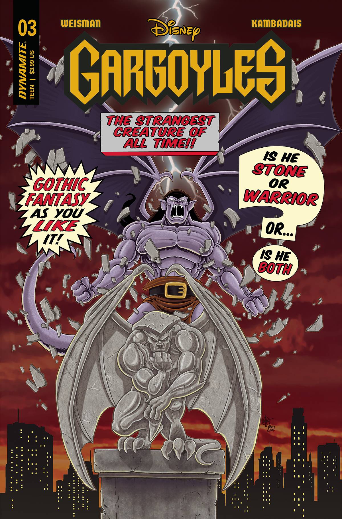 Gargoyles #3 V Foc Ken Haeser Original Variant (02/22/2023) Dynamite