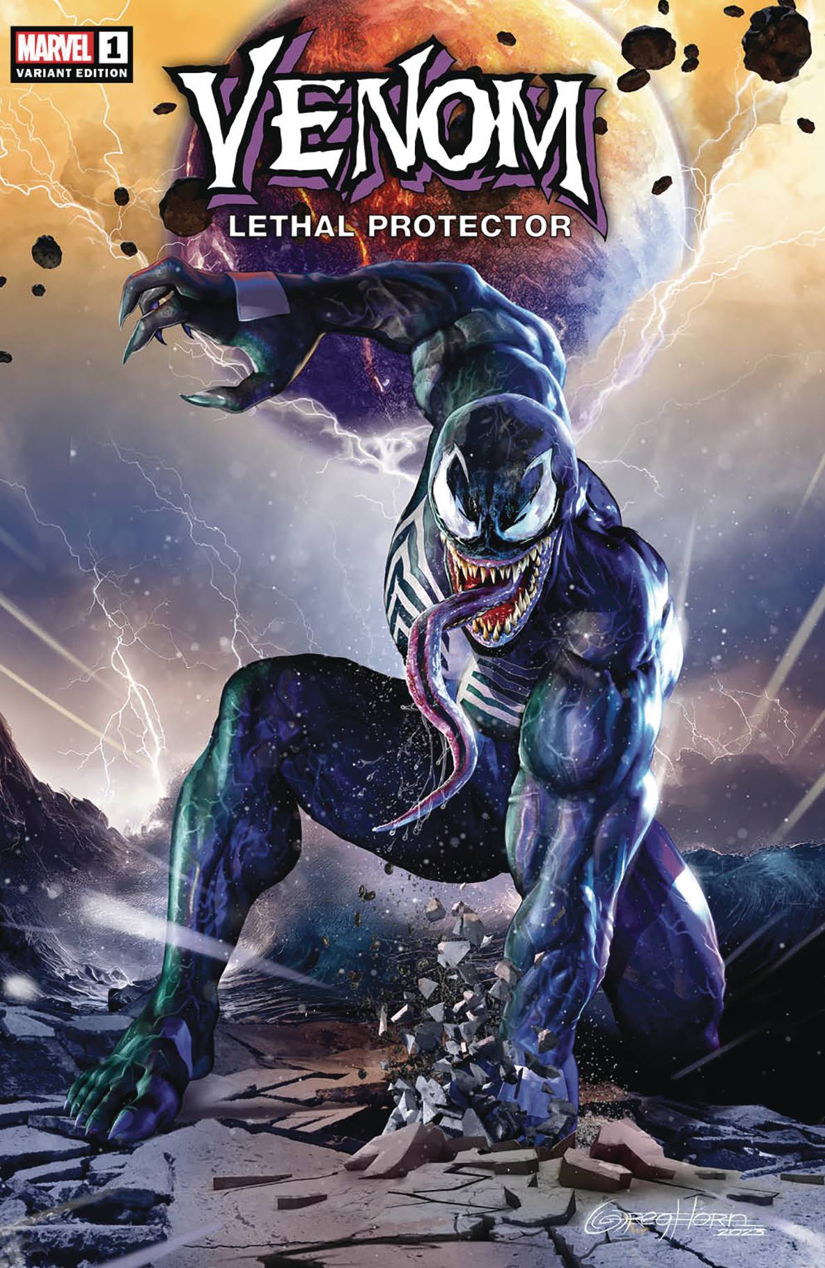 Df Venom Lethal Protector Ii #1 Horn Comicxposure Exc (06/28/2023) Dyn