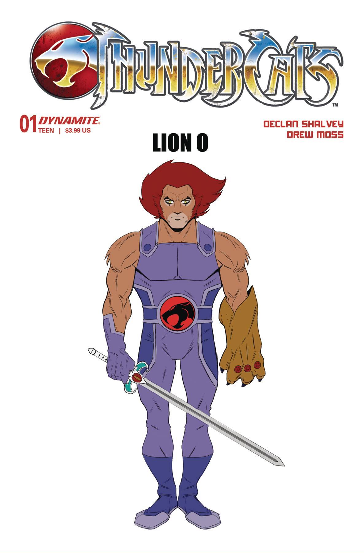 THUNDERCATS #1 CVR P 10 COPY INCV MOSS LION-O DESIGN ORIGINAl(02/07/2024)