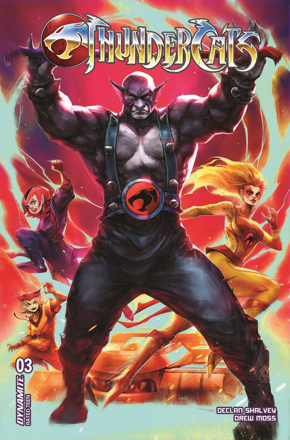 Thundercats #3 X 1:10 Ivan Tao Trade Dress Foil Variant (04/10/2024) Dynamite