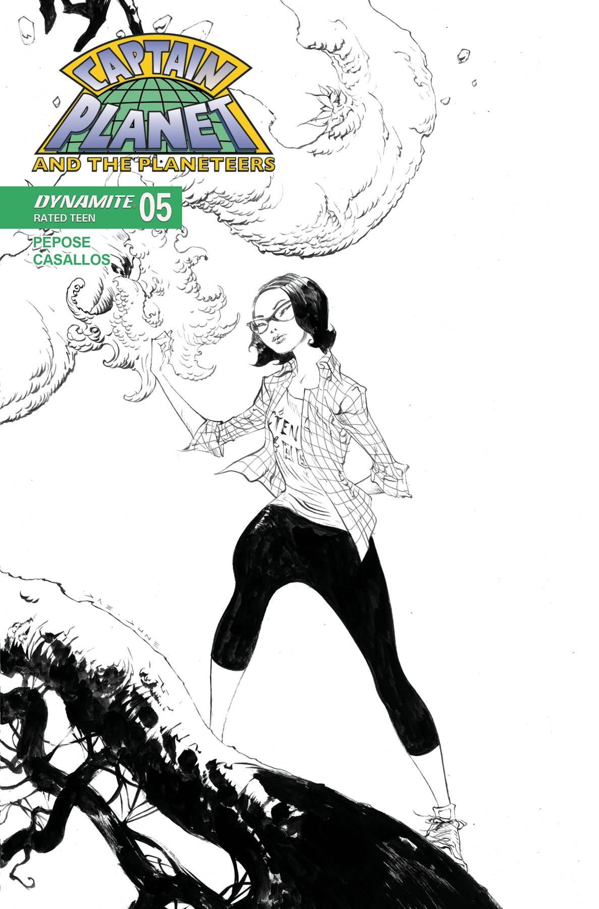 Captain Planet #5 G 1:10 Lee Line Art Variant (09/17/2025) Dynamite