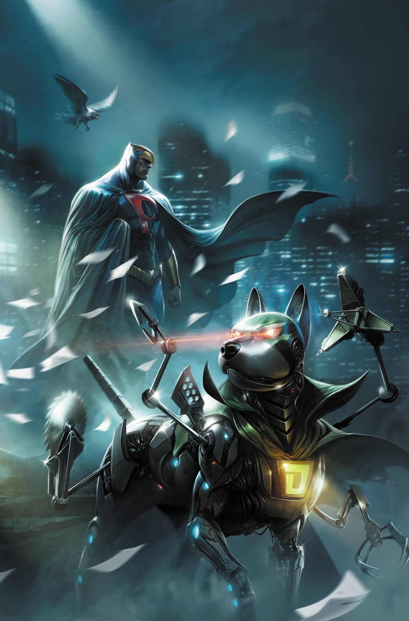 The Blue Falcon & Dynomutt #1 M 1:10 Mattina Virgin (09/10/2025) Dynamite