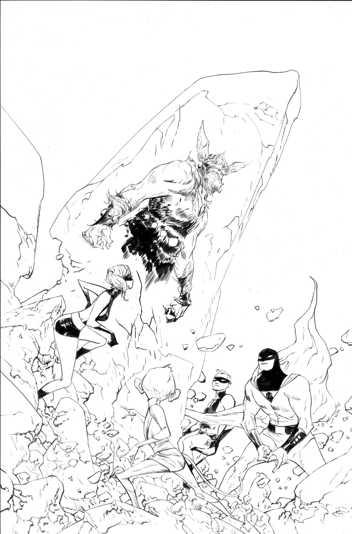 Space Ghost (2025) #3 I 1:15 Lee Line Art Virgin (09/24/2025) Dynamite