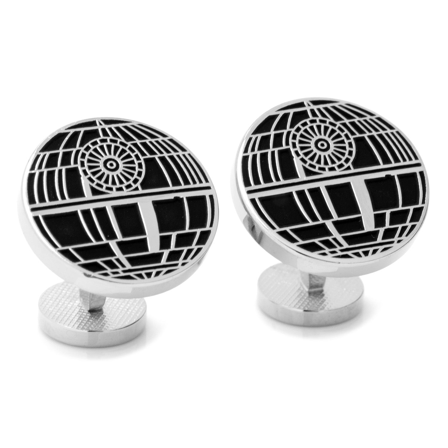 Star Wars Death Star Recessed Matte Cufflinks