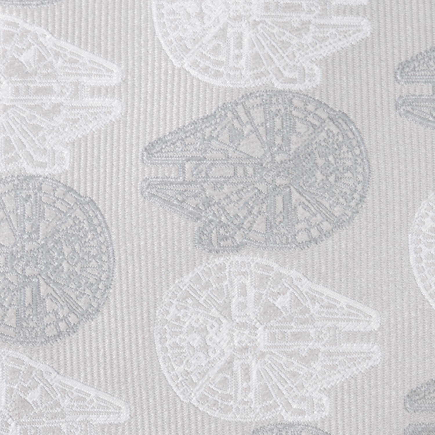 Star Wars Millennium Falcon White and Gray Checkered Tie