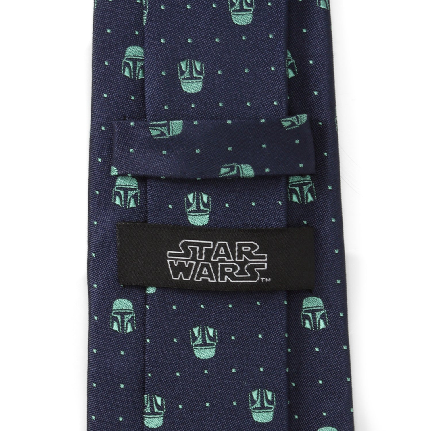 Star Wars Mandalorian Navy Dotted Tie