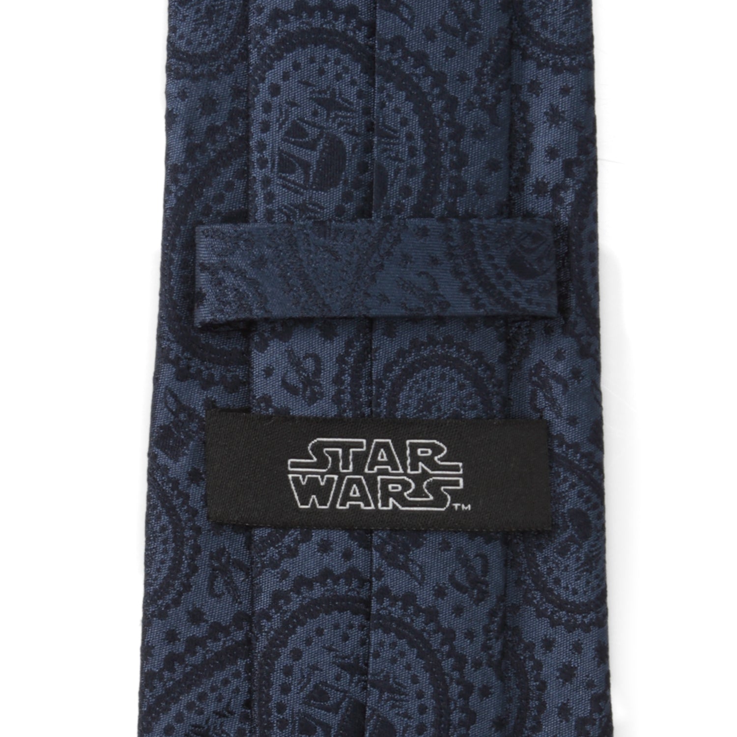 Star Wars Mandalorian and Grogu Navy Paisley Tie