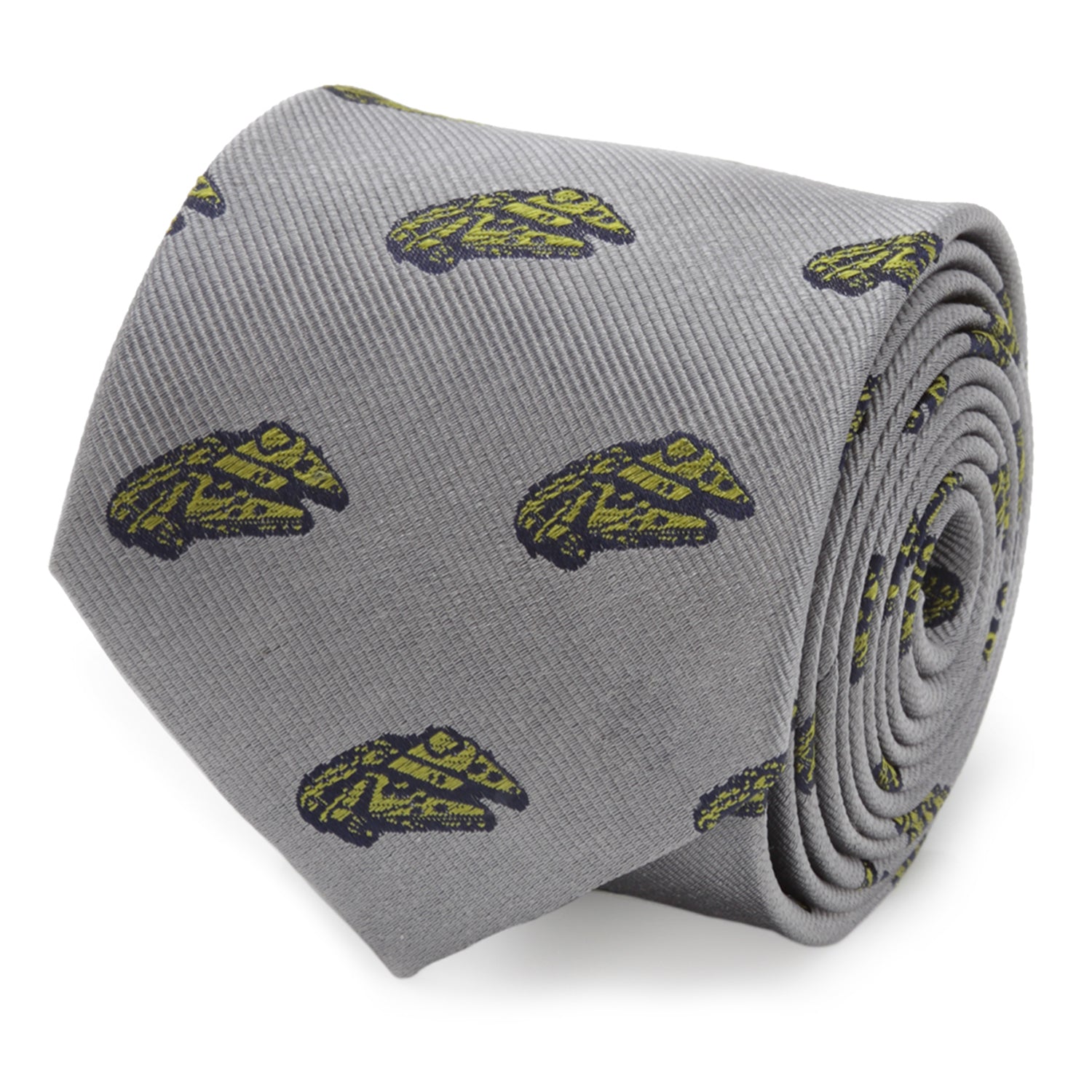 Star Wars Millennium Falcon and TIE Fighter Gray Tie