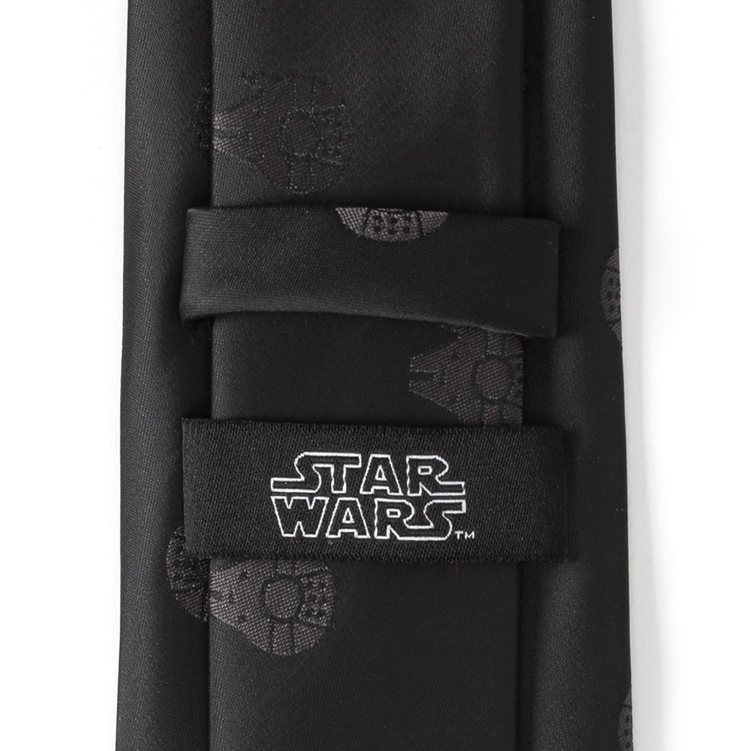 Star Wars Millennium Falcon Black Tonal Tie