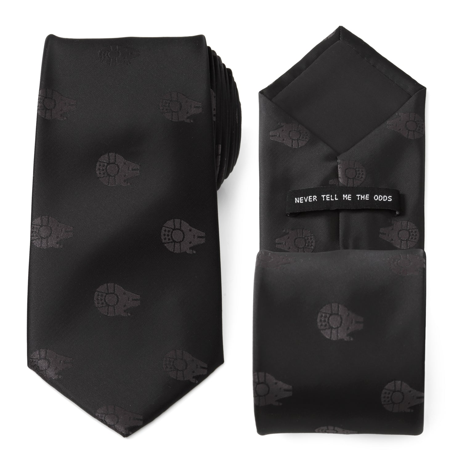 Star Wars Millennium Falcon Black Tonal Tie