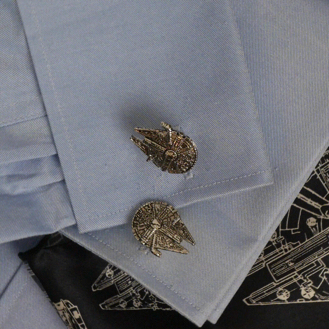 Star Wars Millennium Falcon 3D Cufflinks