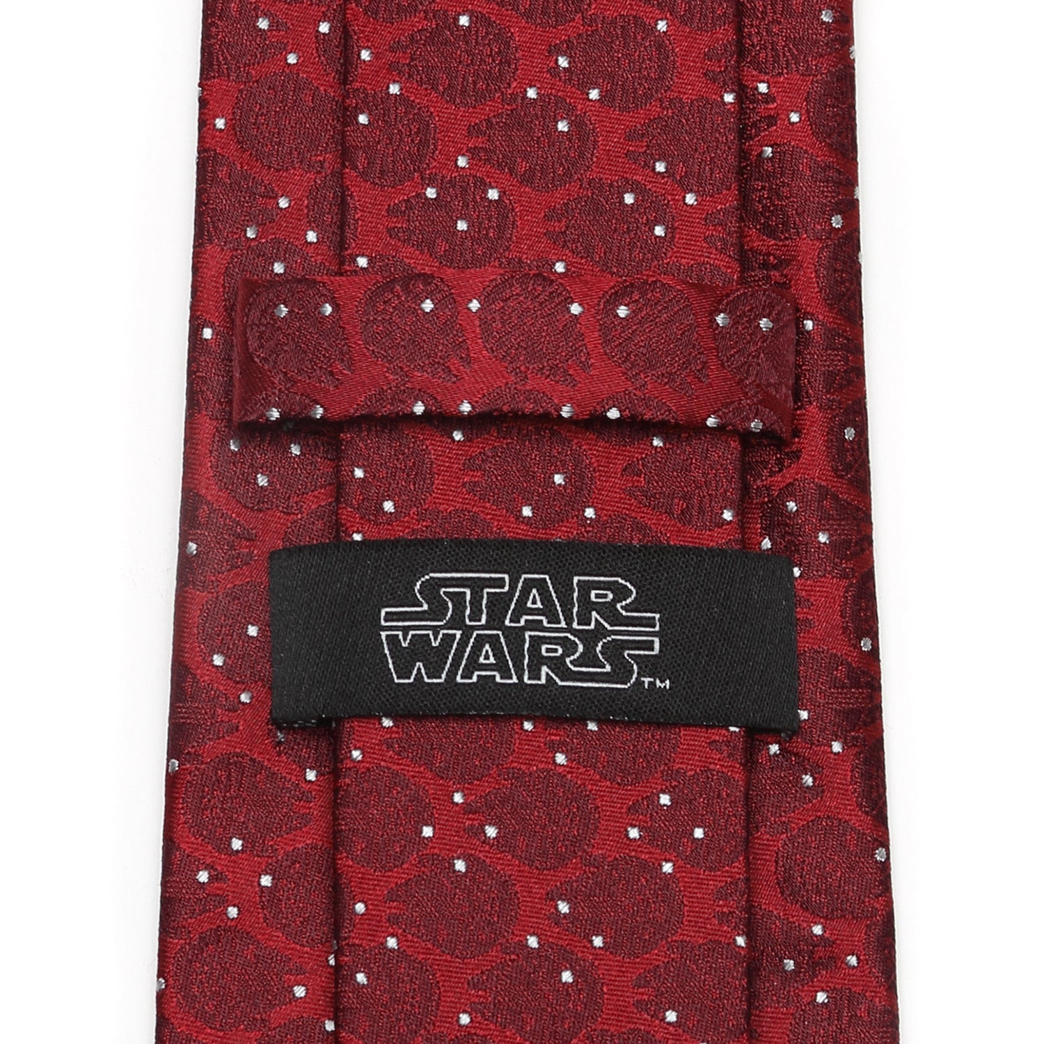 Star Wars Millennium Falcon Red and White Dot Tie