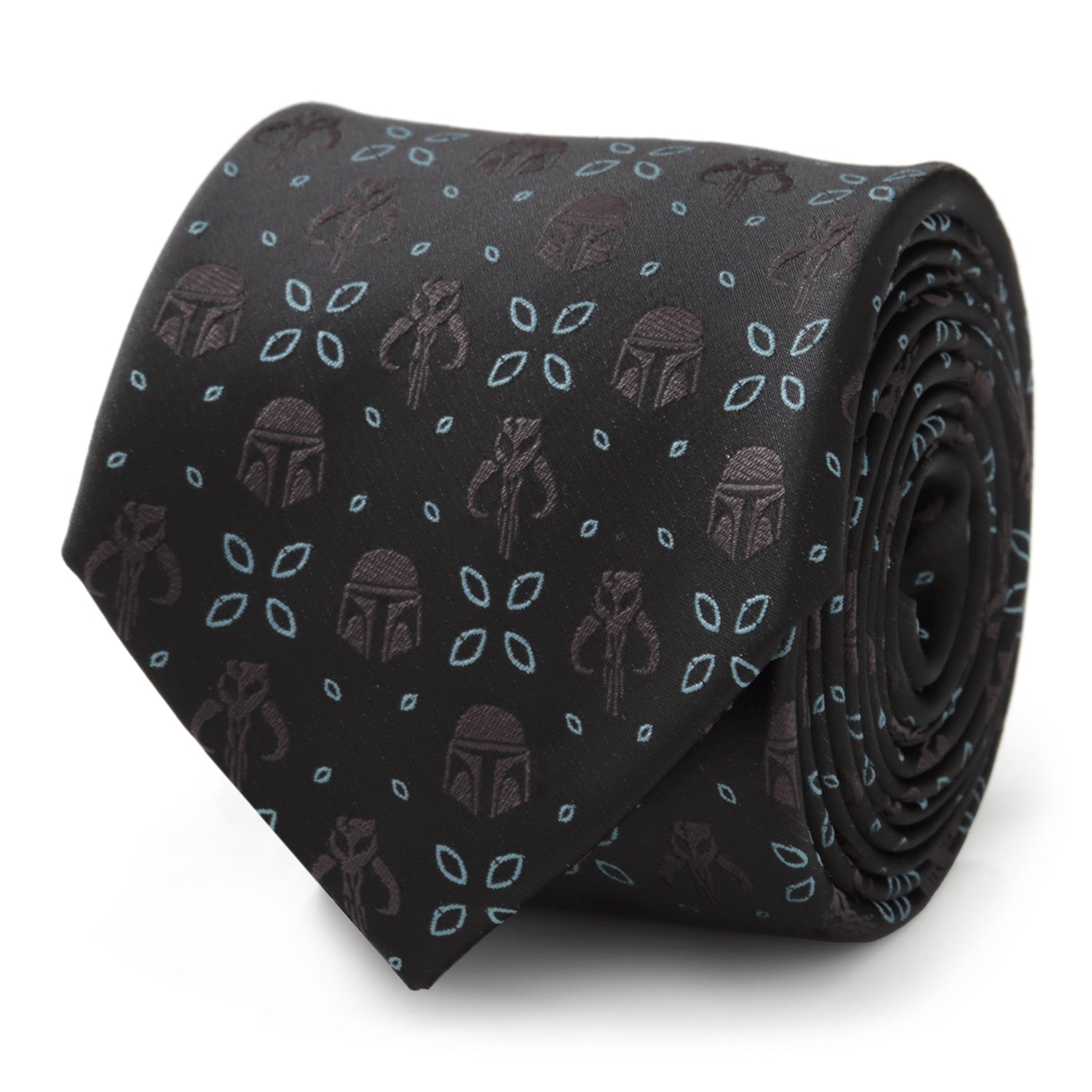 Star Wars Mandalorian Motif Black Tie