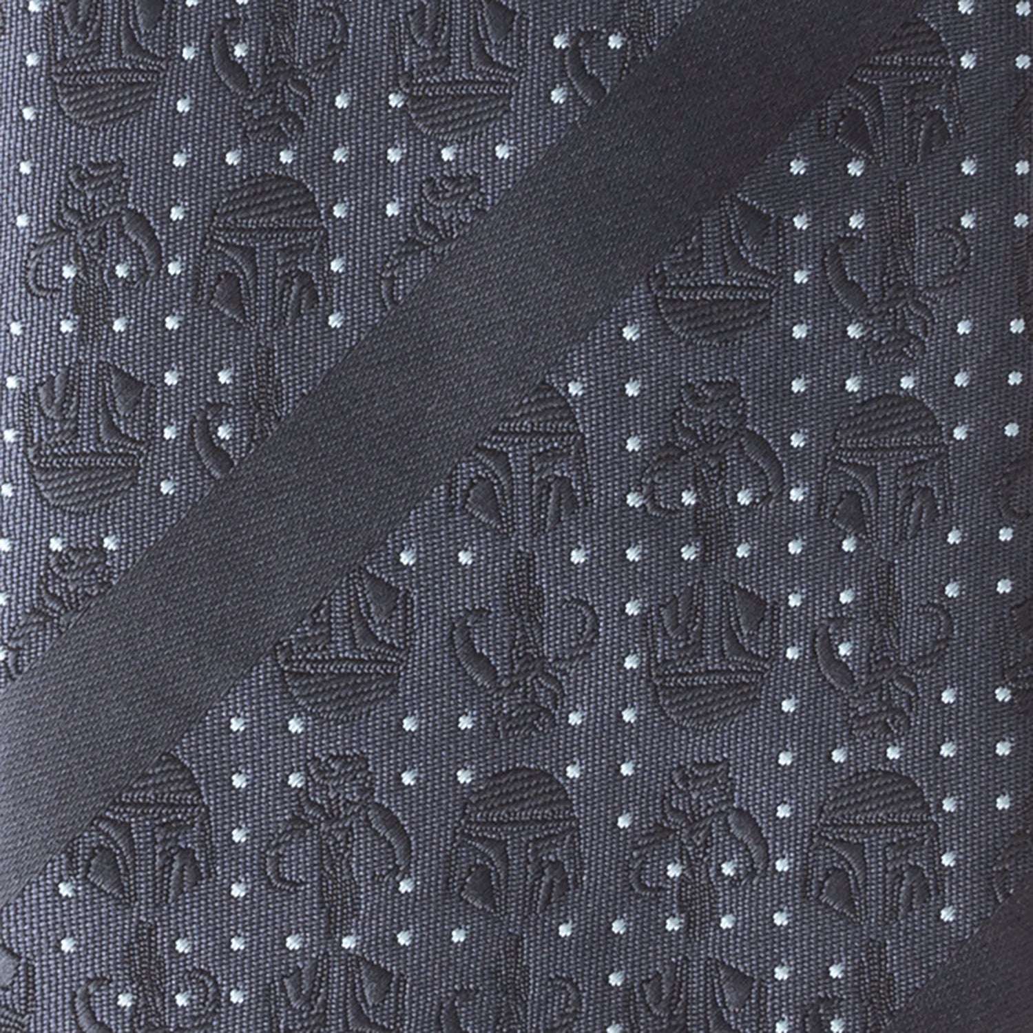 Star Wars Mandalorian Blue Dotted Striped Tie