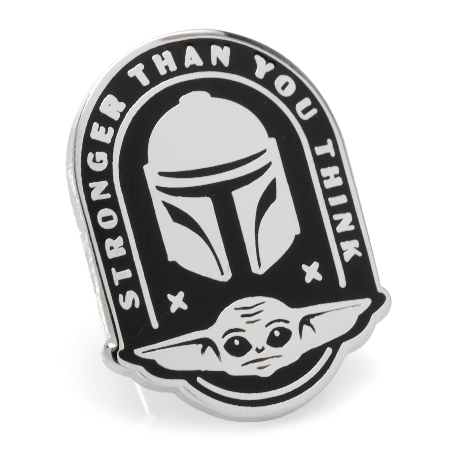 Star Wars Mandalorian and Grogu Stronger Than You Think Lapel Pin