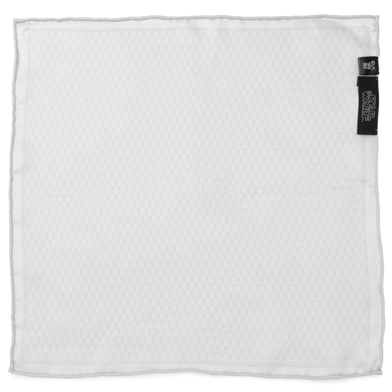 Star Wars Stormtrooper White Silk Pocket Square