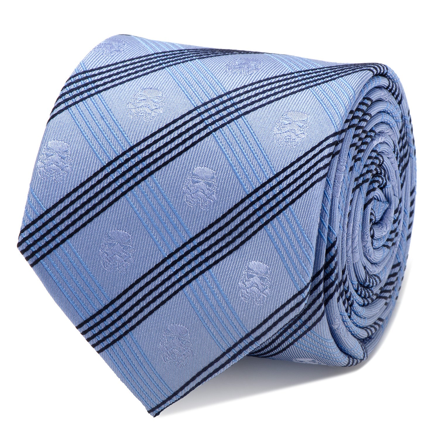 Star Wars Stormtrooper Blue Plaid Tie