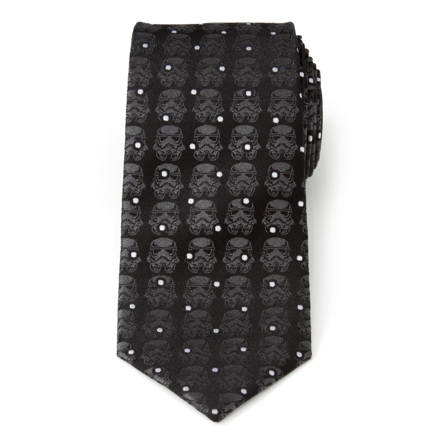 Star Wars Stormtrooper Dotted Black Tie
