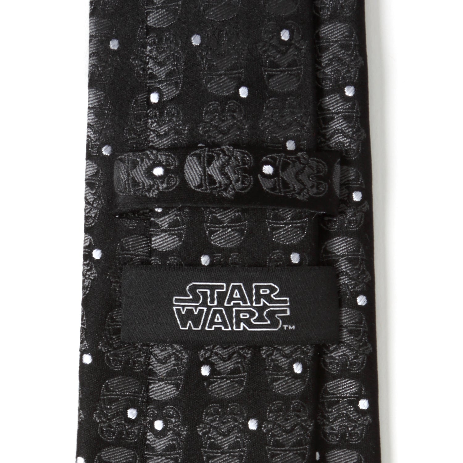 Star Wars Stormtrooper Dotted Black Tie