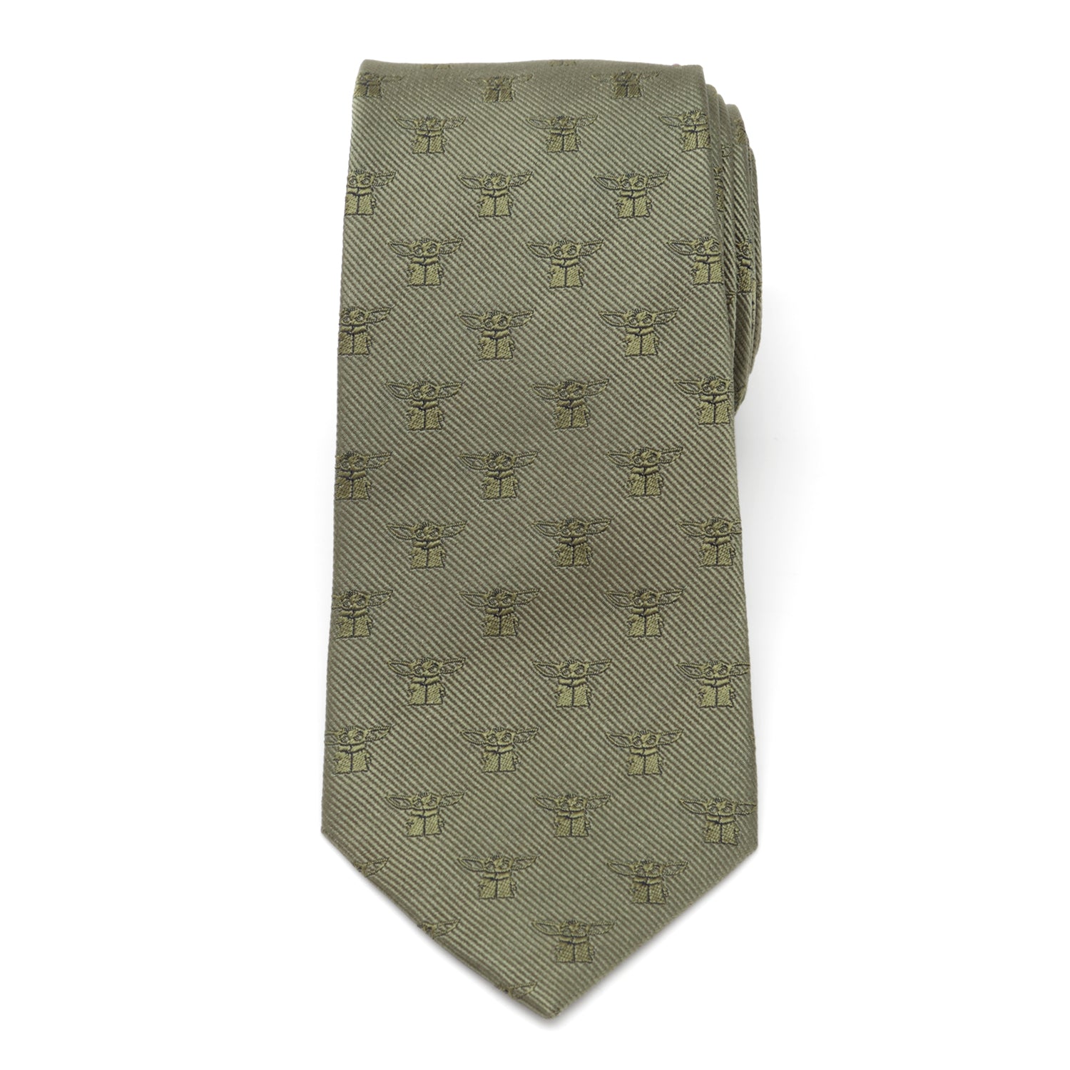 Star Wars Grogu Sage Green Tie