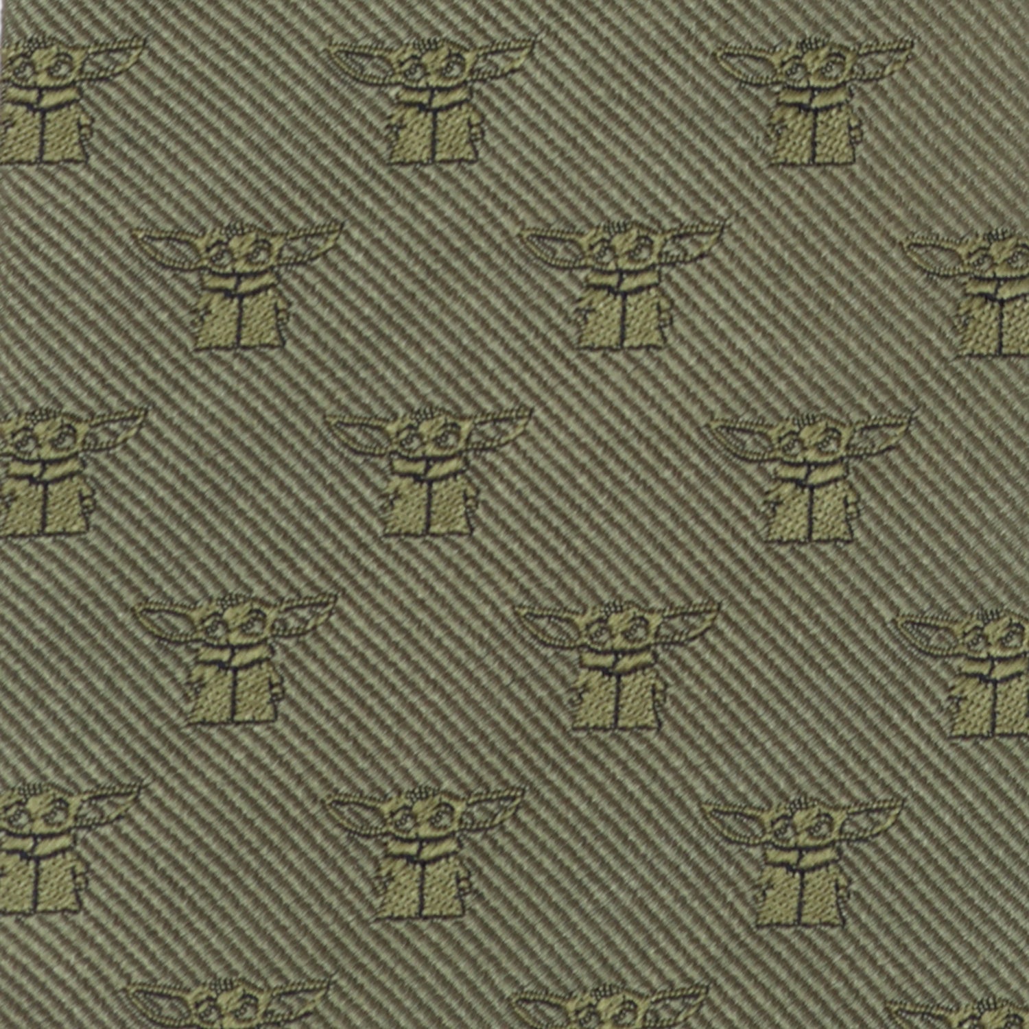 Star Wars Grogu Sage Green Tie