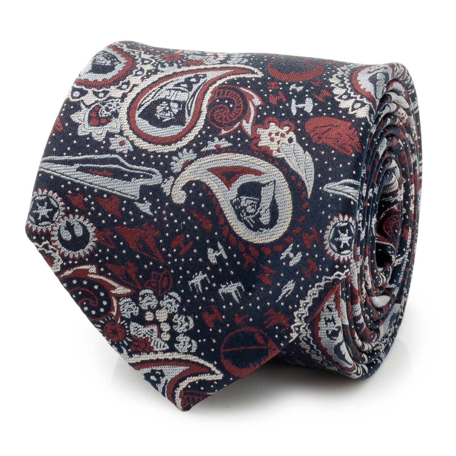 Star Wars Darth Vader Navy Multicolored Paisley Tie