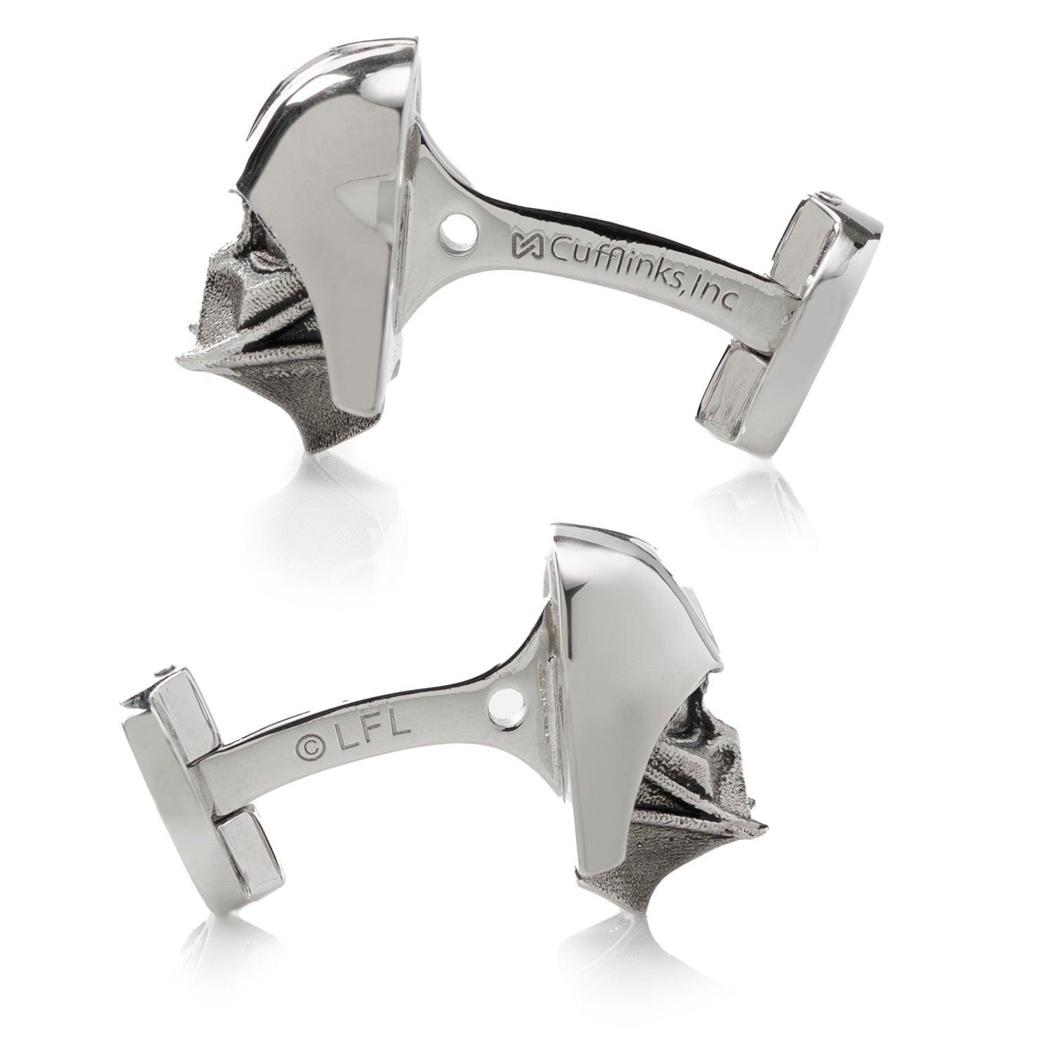 Star Wars Darth Vader Sterling Silver 3D Cufflinks