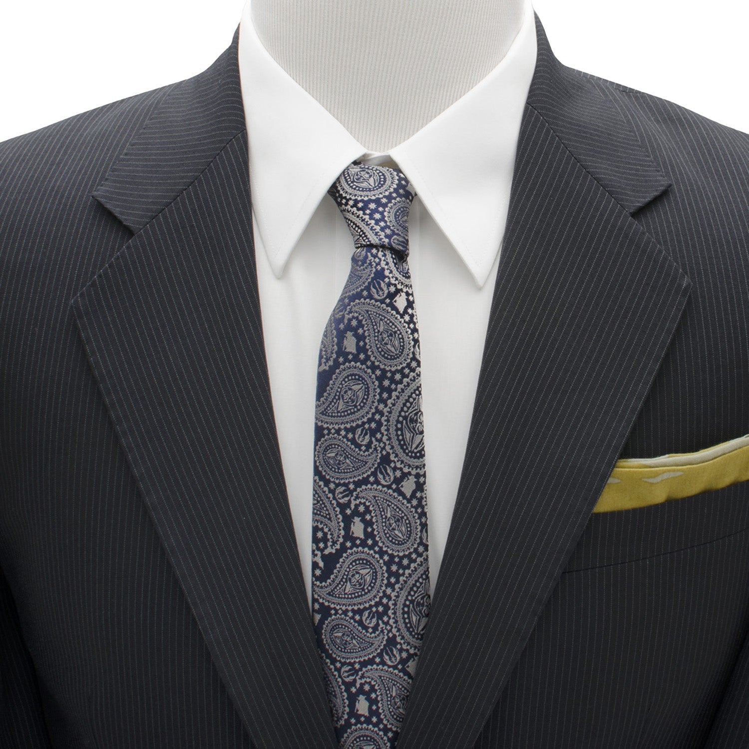 Star Wars Yoda Navy Paisley Tie