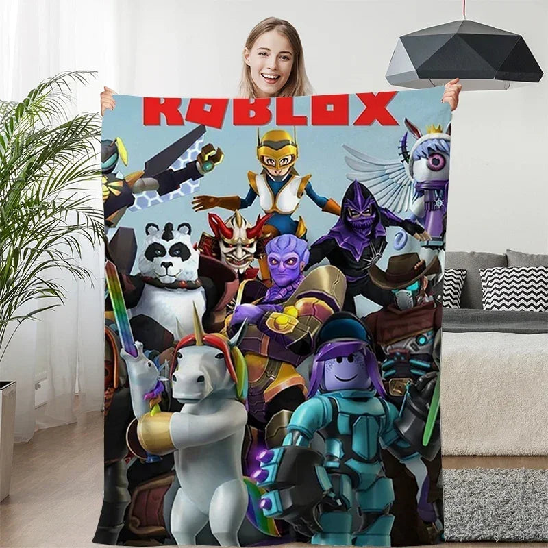 Roblox Game Winter Sofa Blanket