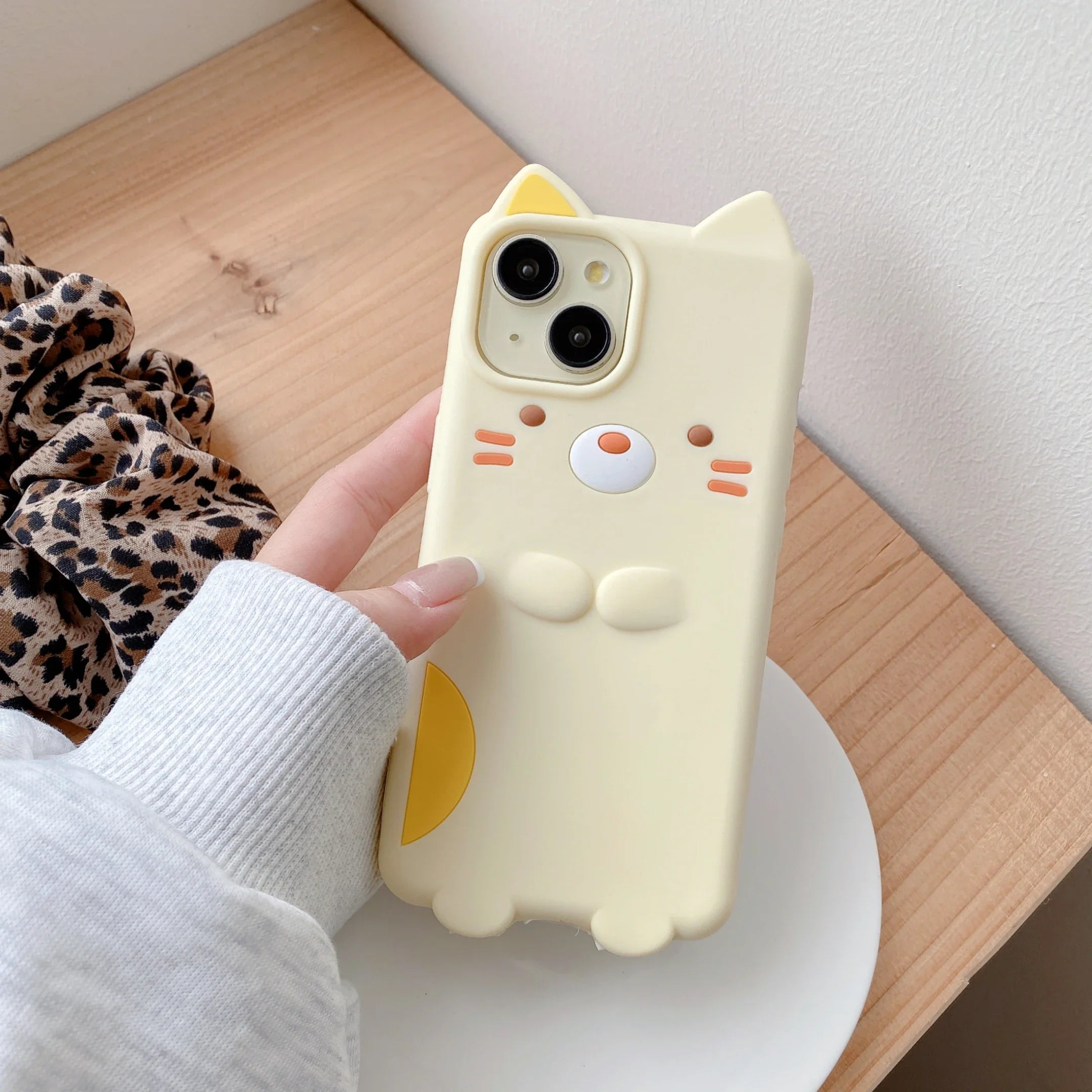 Kawaii Cartoon Sumikko Gurashi Cat Phone Case