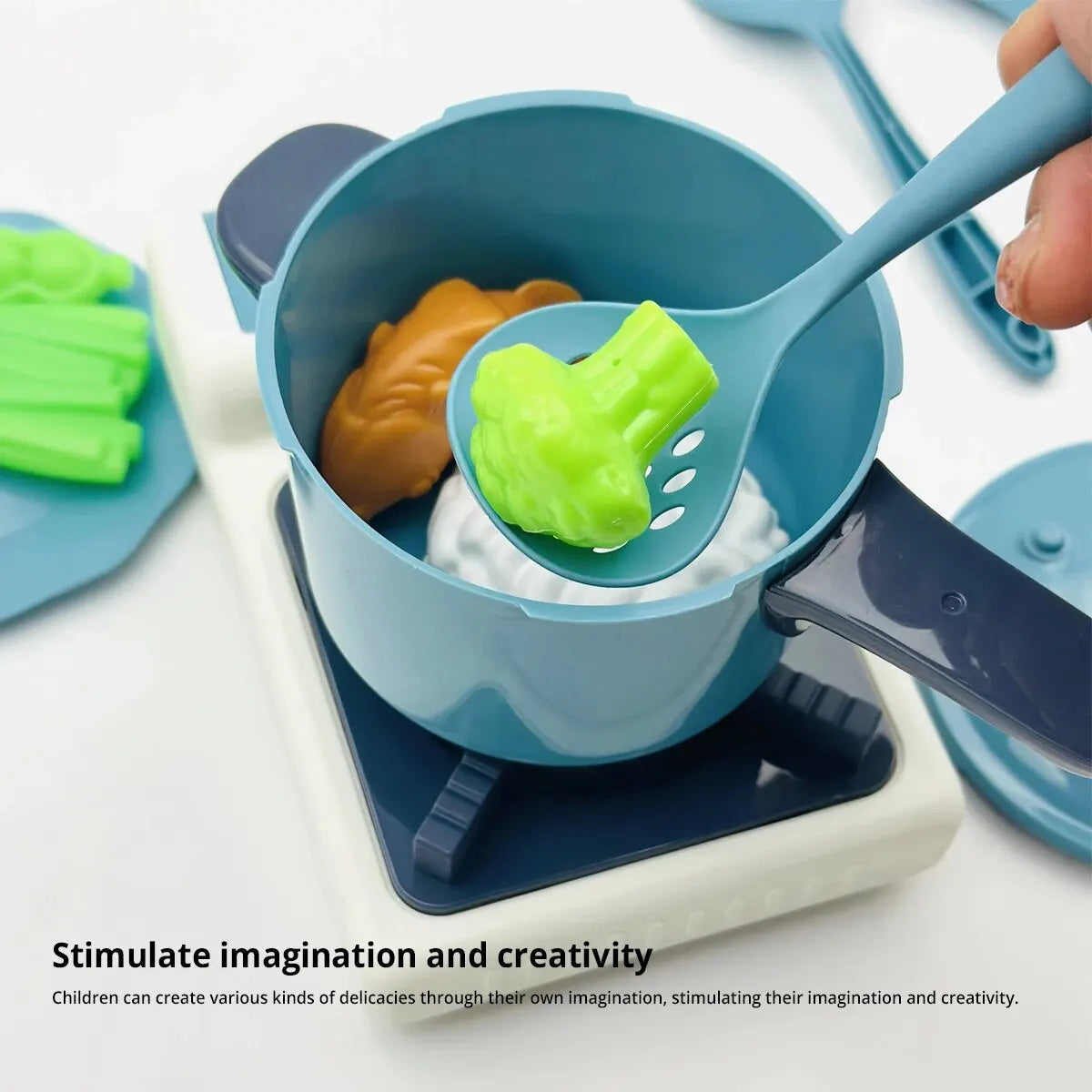 Kitchen Play Set – 14-Piece Pretend Cooking Toy for Children