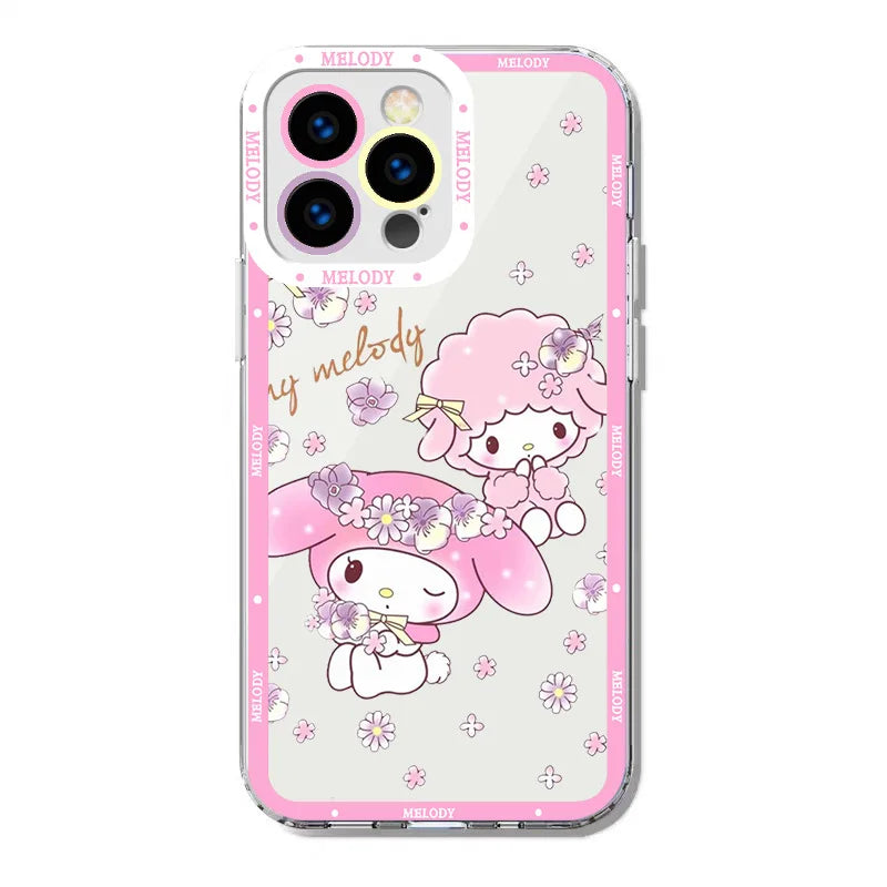 MY Melody Kuromi Cinnamoroll Case For iPhone