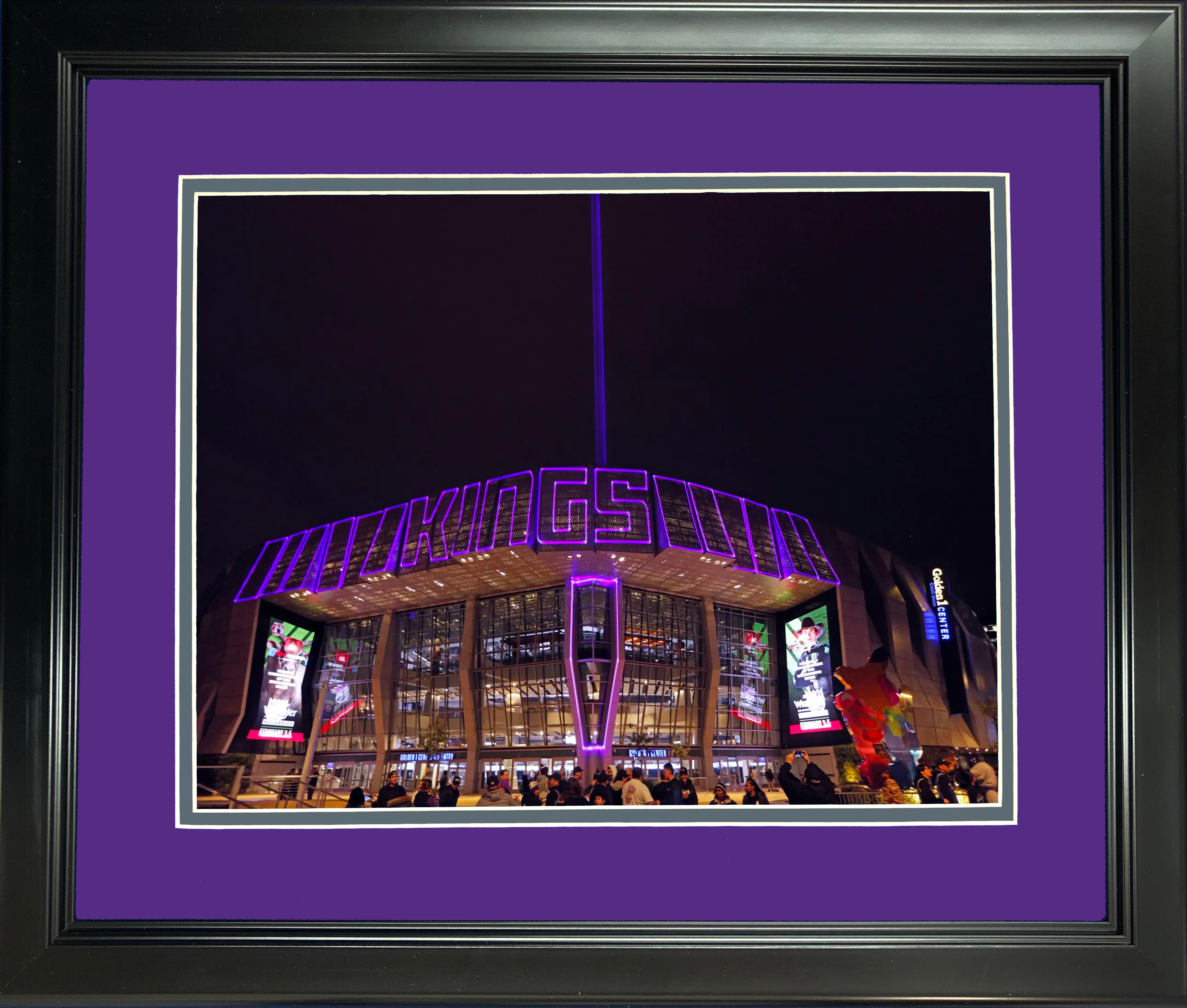 Framed Sacramento Kings Light The Beam 11"x14"Basketball Photo