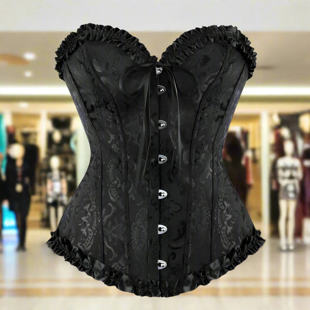 Lace Trim Corset bustier