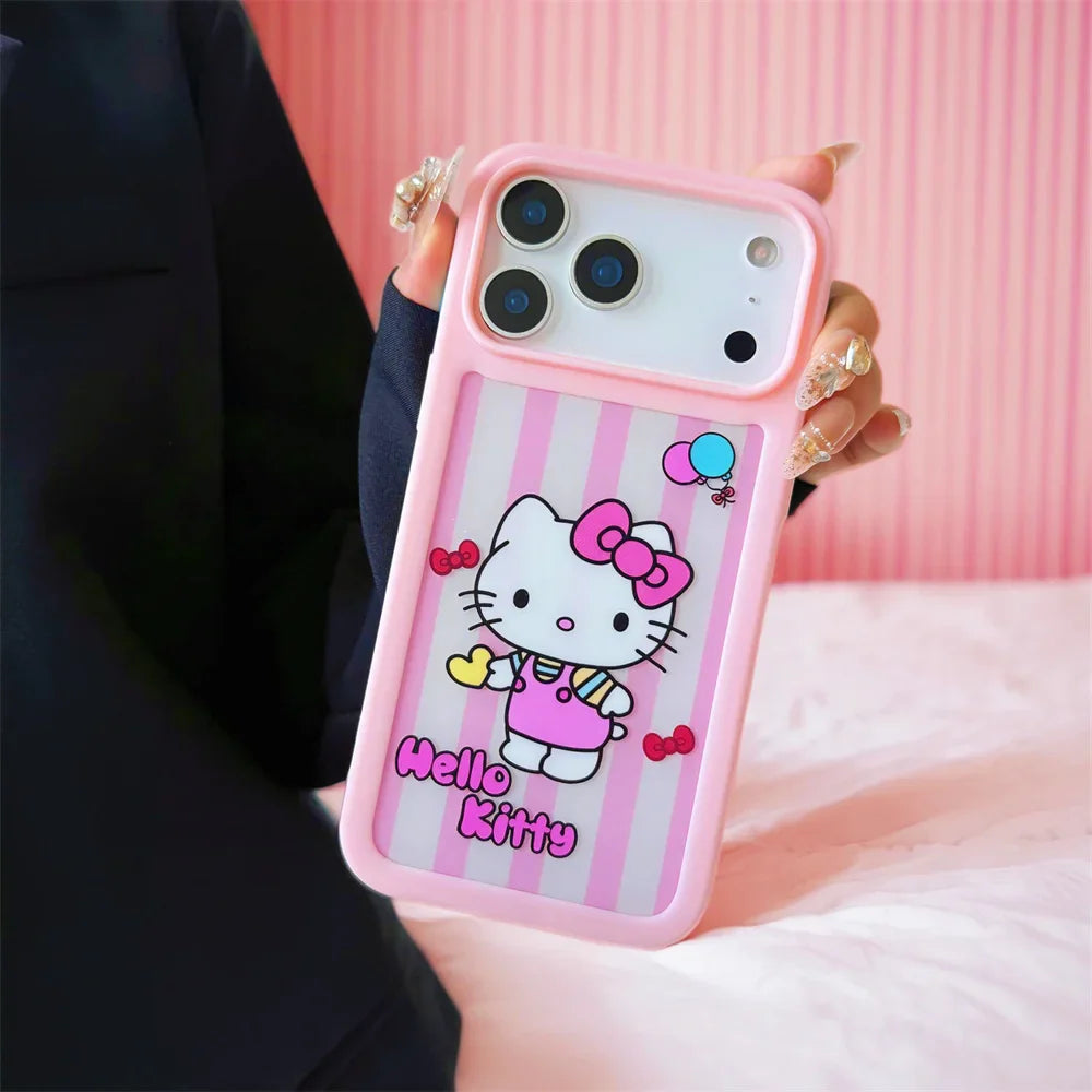 Cute Cartoon Hello Kitty Pink Phone Case For iPhone