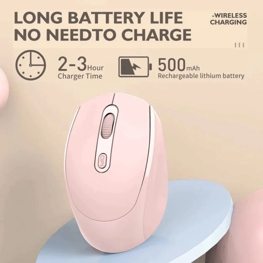Vibrant 1600DPI Dual-Mode Wireless Mouse