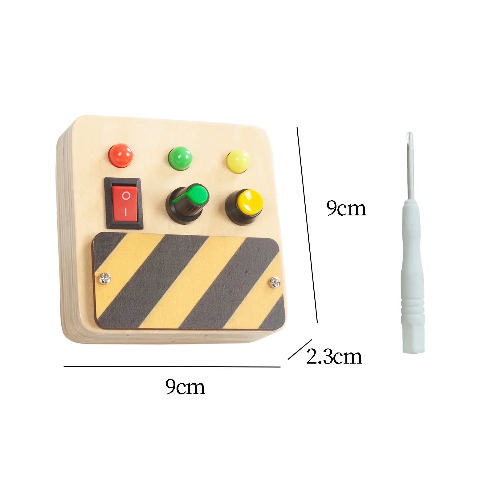 LED Light Switch Busy Board – Educational Toy for Toddlers