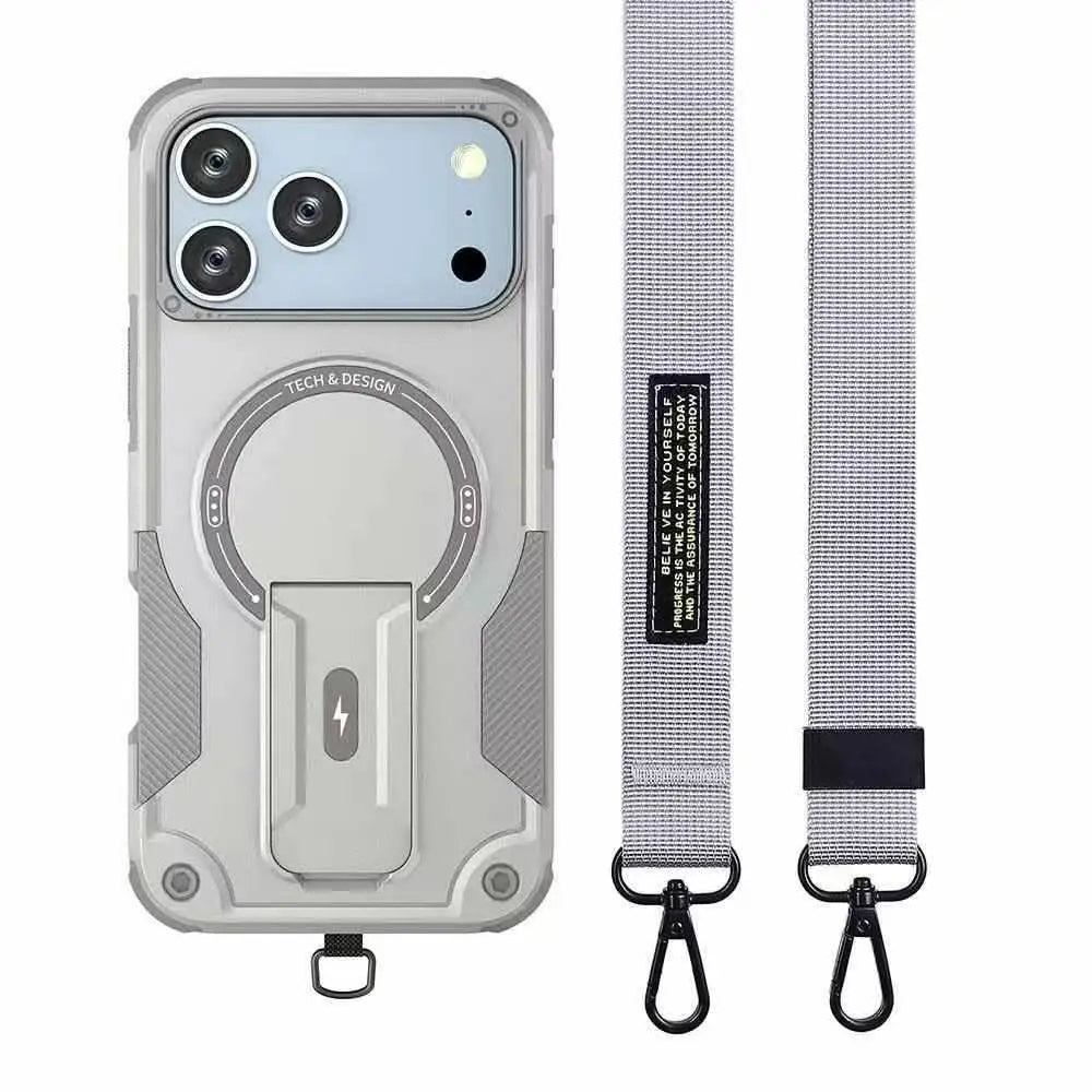 Crossbody Magnetic Holder Case For iPhone