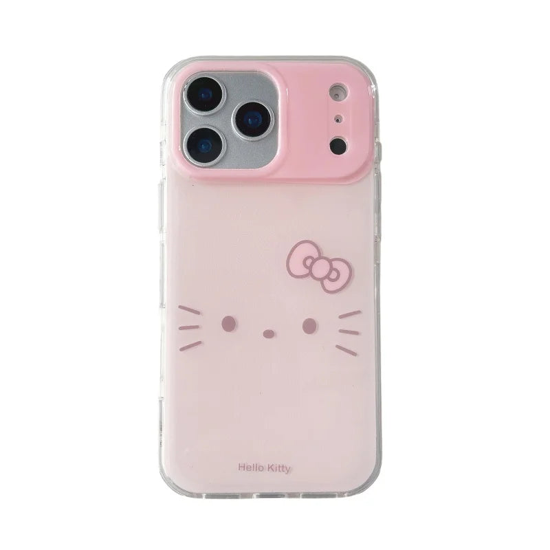 Kawaii Sweet Pink Cartoon Cute Hello Kitty Cat Phone Case For iPhone