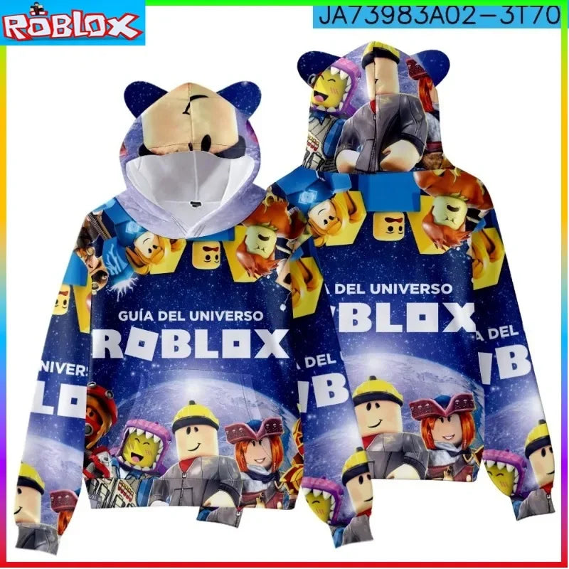 Roblox Cat Ear Hooded Sweatshirt